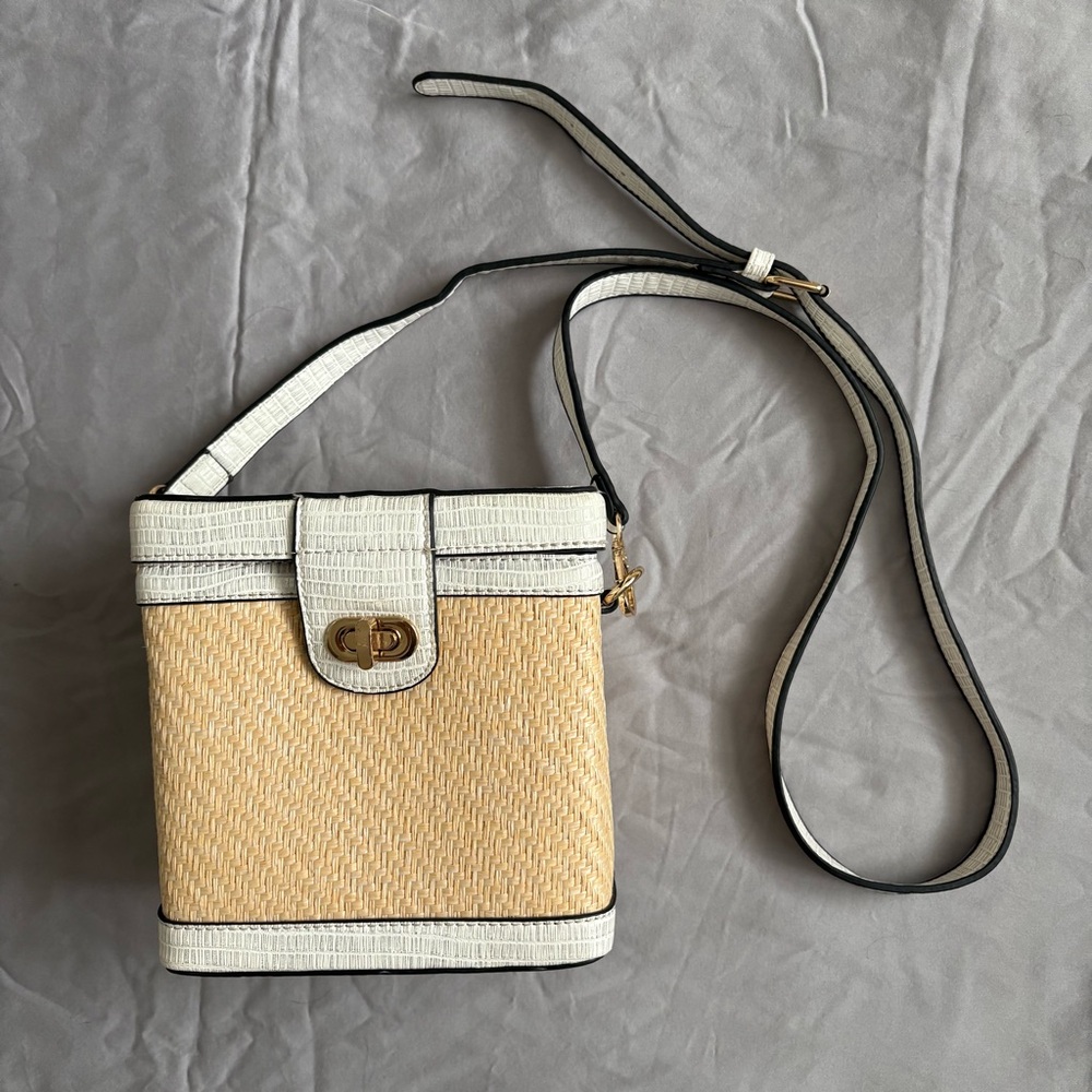 Women's Spring/Summer Square Basket Crossbody Purse